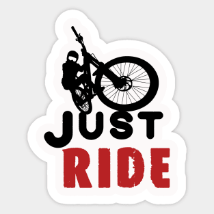 Just Ride MTB /cycling Sticker